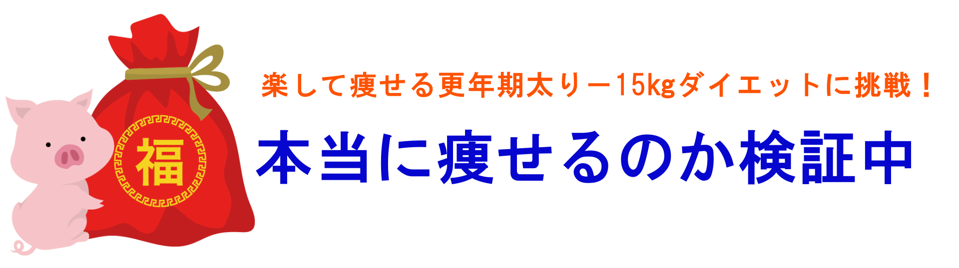 楽して痩せる更年期太り－15㎏ダイエットに挑戦！本当に痩せるのか検証